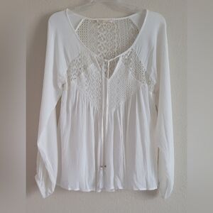 Double Zero Sz Small Boho Blouse Top